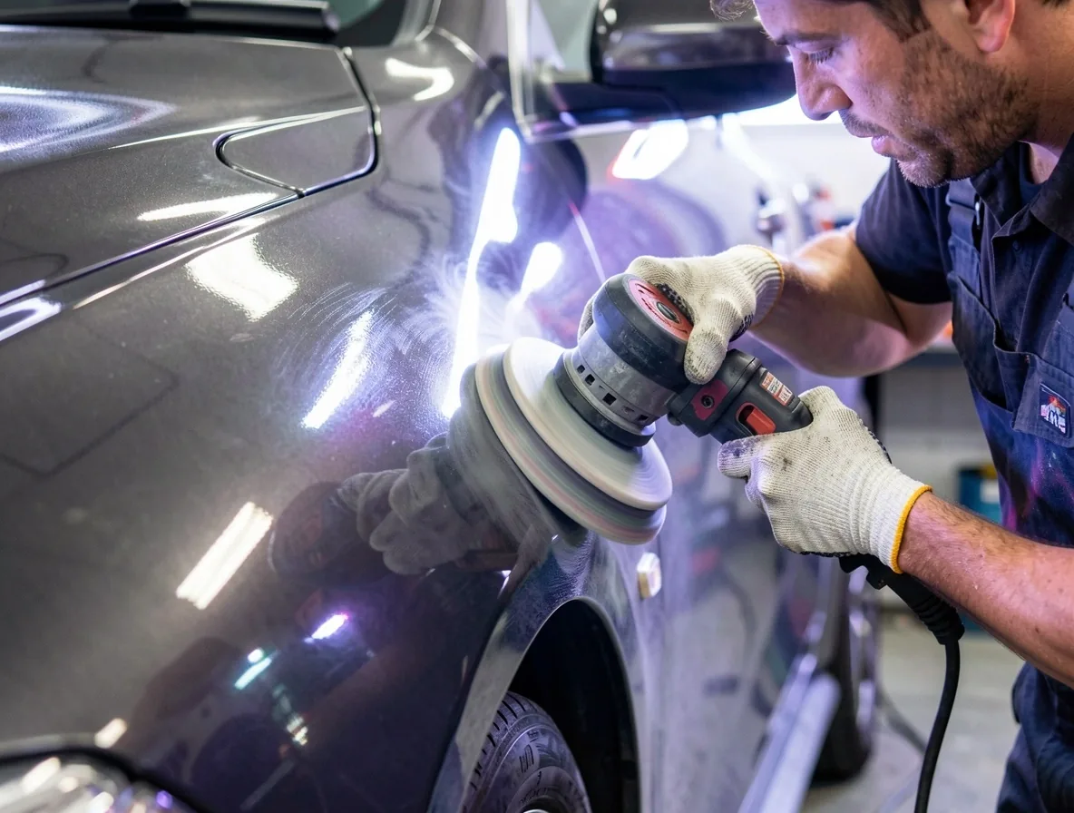 Polissage et correction de carrosserie chez Lanistom Paris