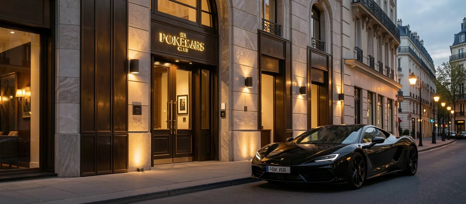 Façade de l'établissement Lanistom au 12 Avenue Montaigne à Paris